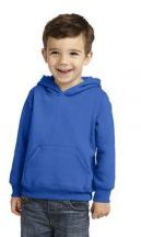 Port & Company Toddler Core 7.8-ounce, 50/50 Cotton Poly Fleece Pullover Hooded Sweatshirt